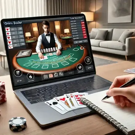 Card counting in live blackjack