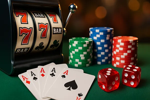 Würfelspiel im Casino